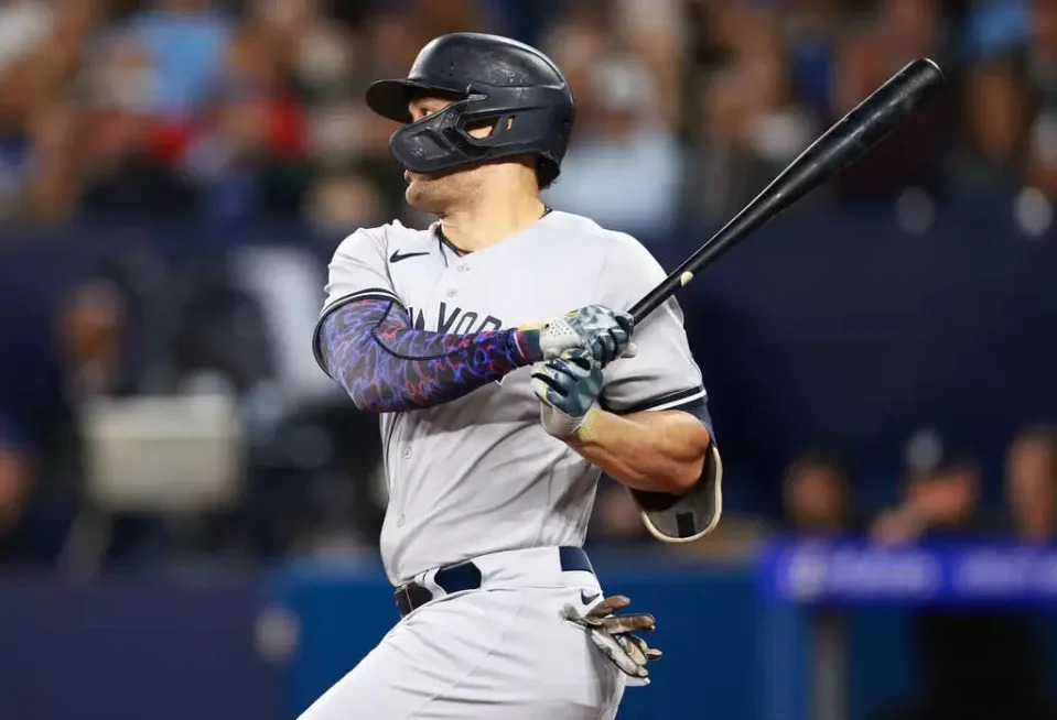 Yankees’ Powerhouse Stanton Blasts Three Homers in Four Innings, Victimizing the Same Pitcher