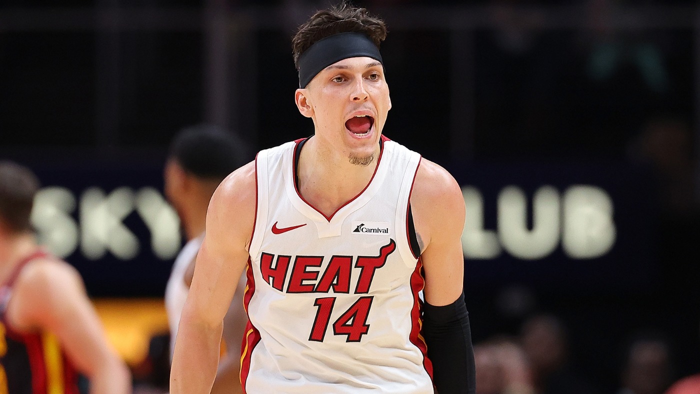 Heroic Herro Leads Heat to 21-Point Victory Over Bulls, Securing 8th Seed in East